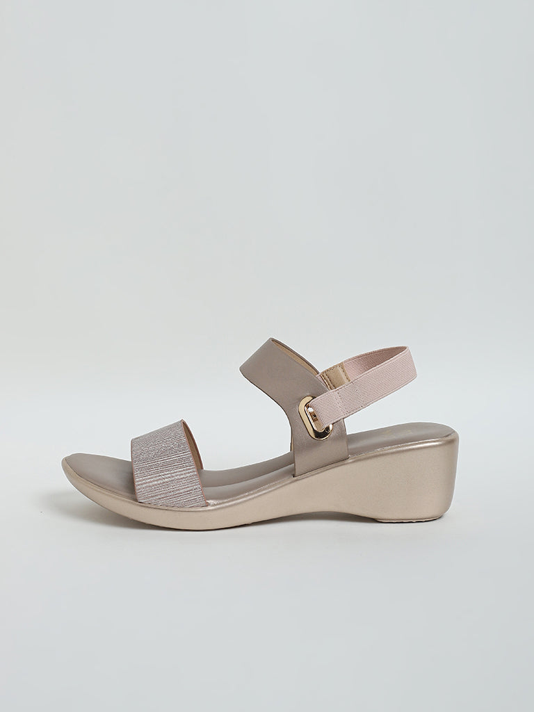 Gray discount platform sandals