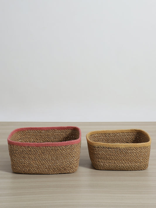 Braided Wicker Basket – Smallwoods