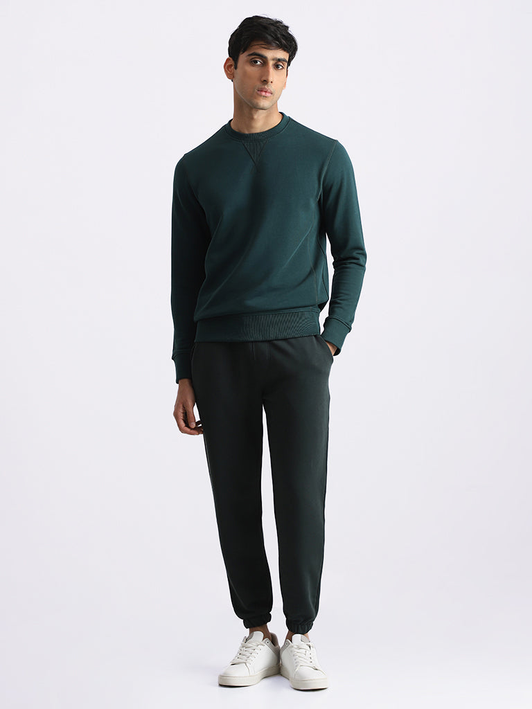 【今季】A&S / Flat line sweater Dark green