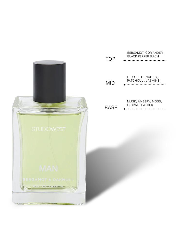 Studiowest Bergamot and Oakmoss Eau De Parfum - 100 ML