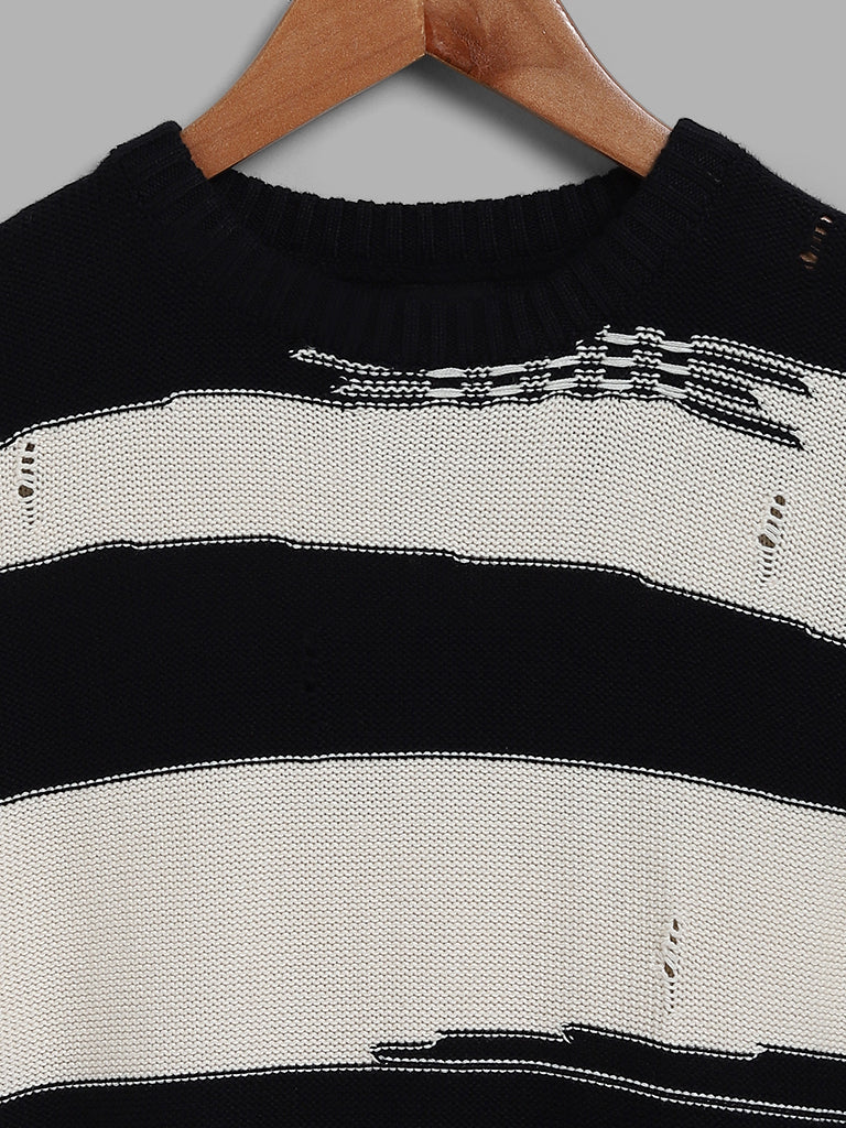 Stripe Monogram Sweater – BuBi Children