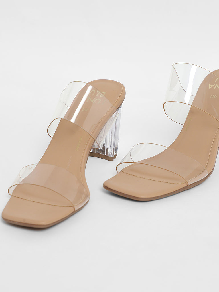 Buy Gold-Toned Heeled Sandals for Women by SCENTRA Online | Ajio.com