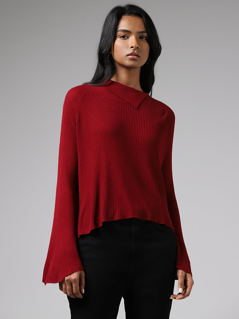 Maroon 2024 long sweater