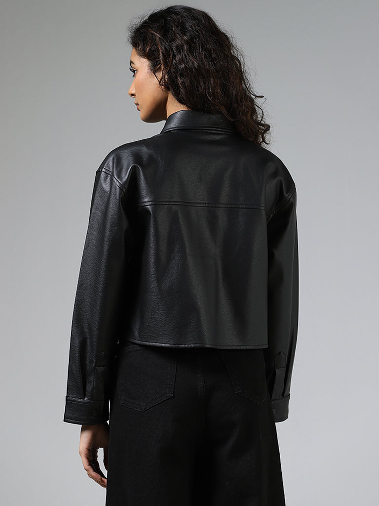Buy Vestitch Faux Leather Black Jacket For Men (VST-IND-BIKER-BLACK) Online  at Best Prices in India - JioMart.