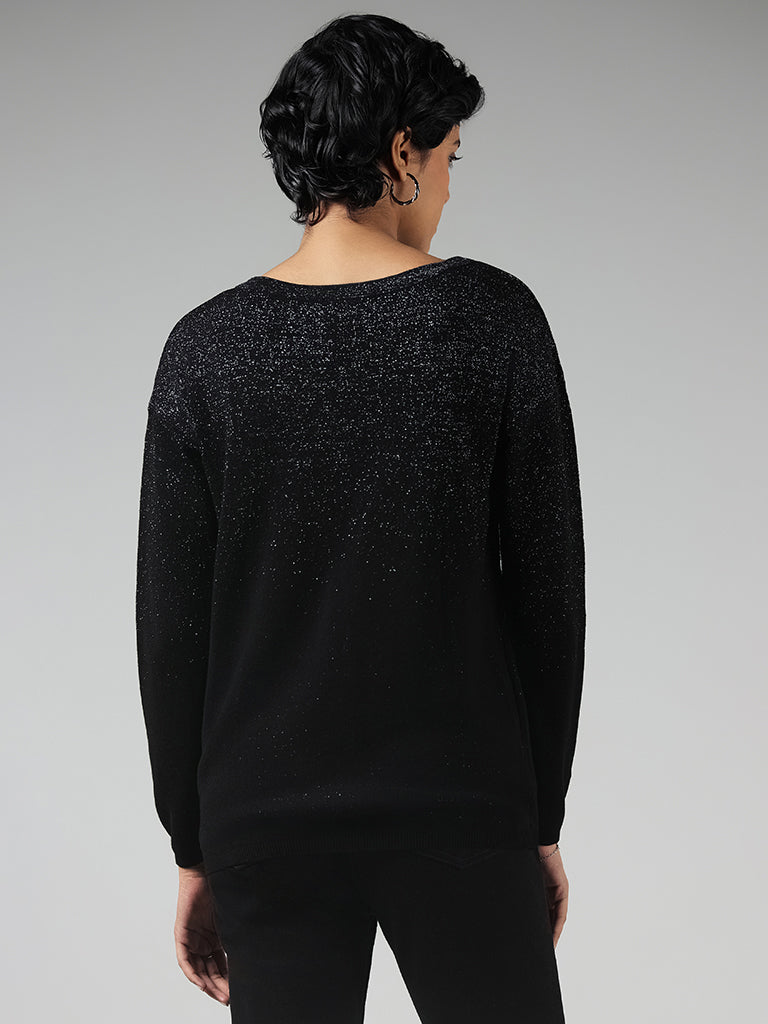 Black sequin outlet sweater