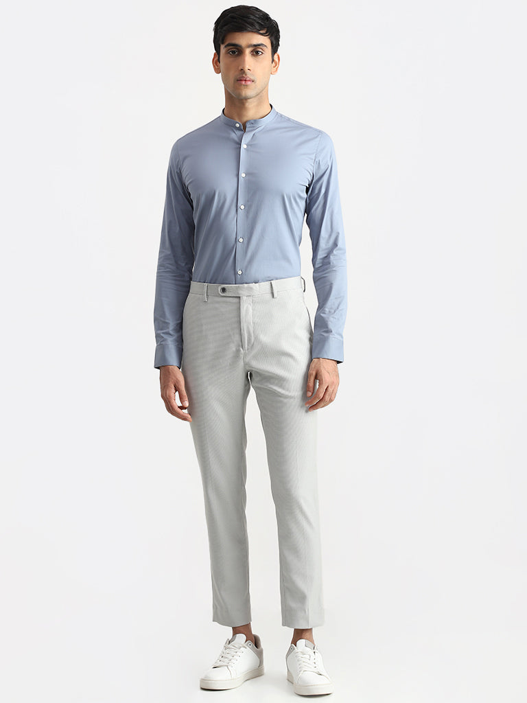 Shop Wes Formals Plain White Slim Fit Shirt Online – Westside