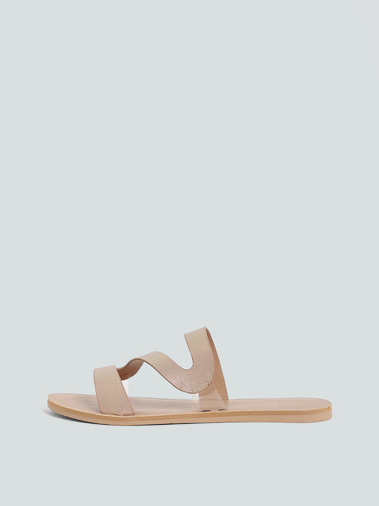 Buy LUNA BLU Lilac 3-Strap Sandals from Westside