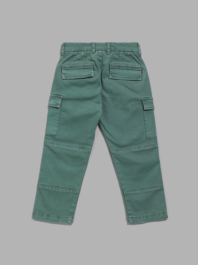 Cargo pants green - TEEN BOYS Pants
