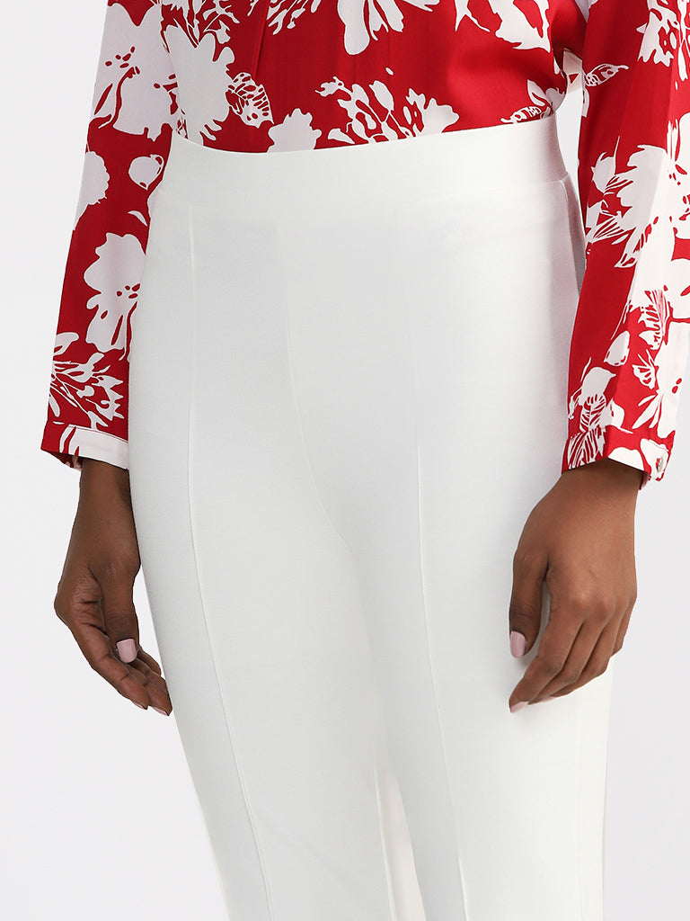 Buy Offwhite Trousers  Pants for Women by Clora Creation Online  Ajiocom