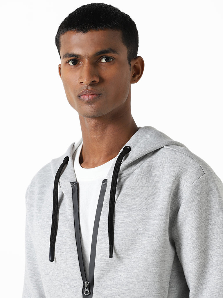 Cotton black / offwhite full open hooded jacket, Size: s to xxl, Men at Rs  450/piece in Tiruppur