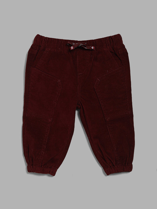 HOP Baby Solid Wine Joggers