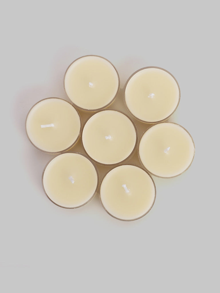 Westside Home Ivory Scented Tea Light Candle - (Set of 10)