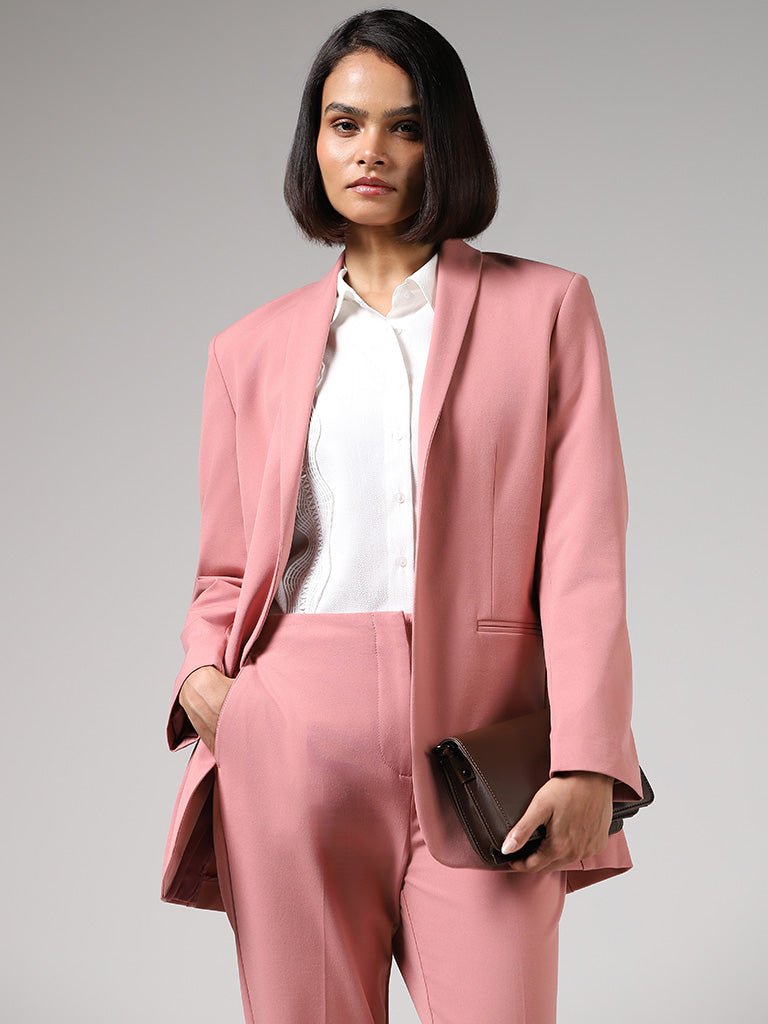 2Pcs Women Business Blazer Suit Jacket Tops Pants Formal Work Coat Set  Outfits | eBay