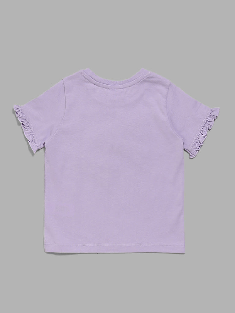 HOP Kids Lilac Unicorn T-Shirt