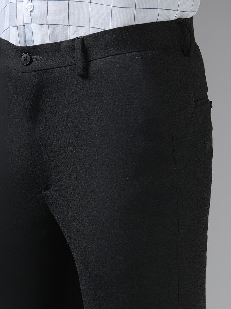 Black Tweed Trousers | Mens Tweed Trousers | Mens Tweed Suits Marc Darcy  Menswear