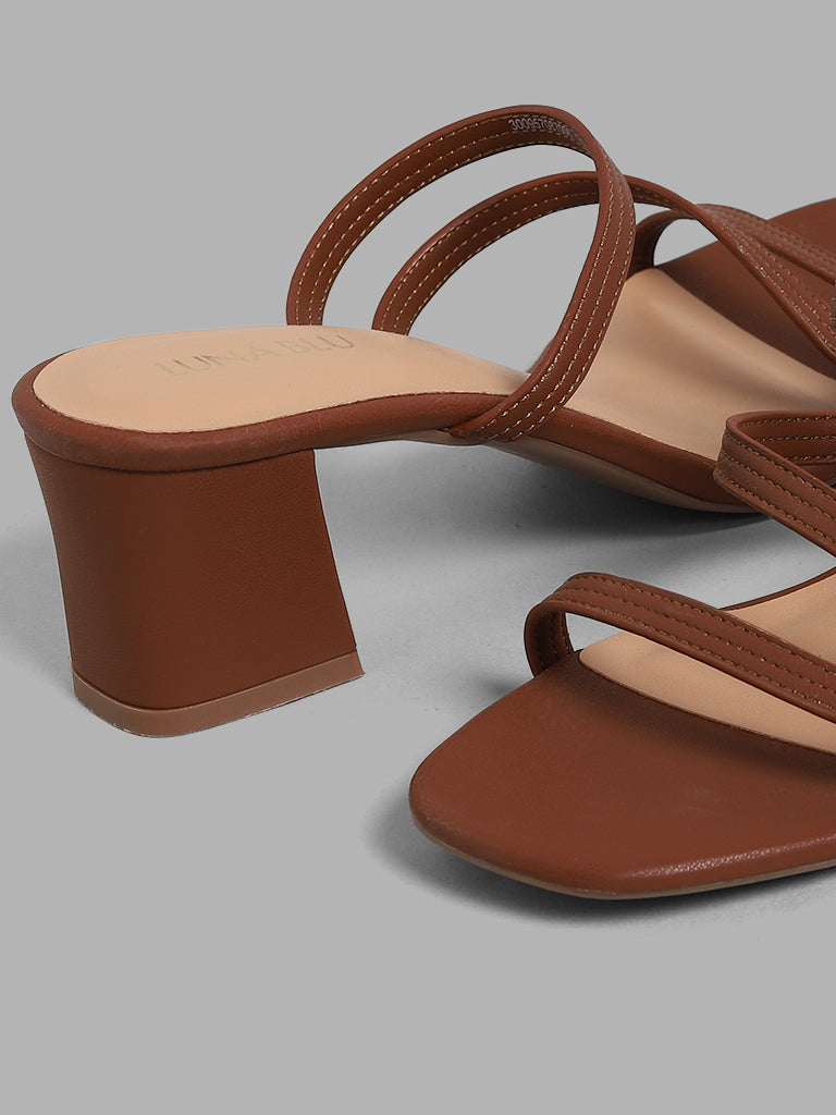 Buy Mocha Brown Heeled Sandals for Women by Gianvito Rossi Online | Ajio.com
