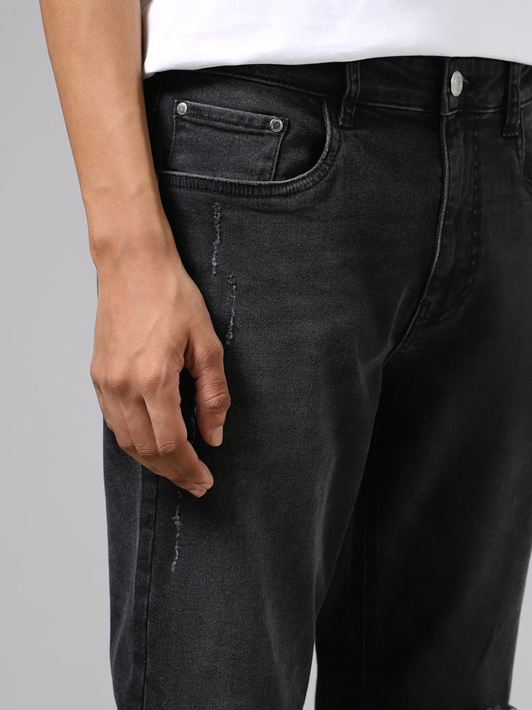 Rex Slim Fit Soft Stretch Denim Jeans DUSTY GREY | ALLSAINTS