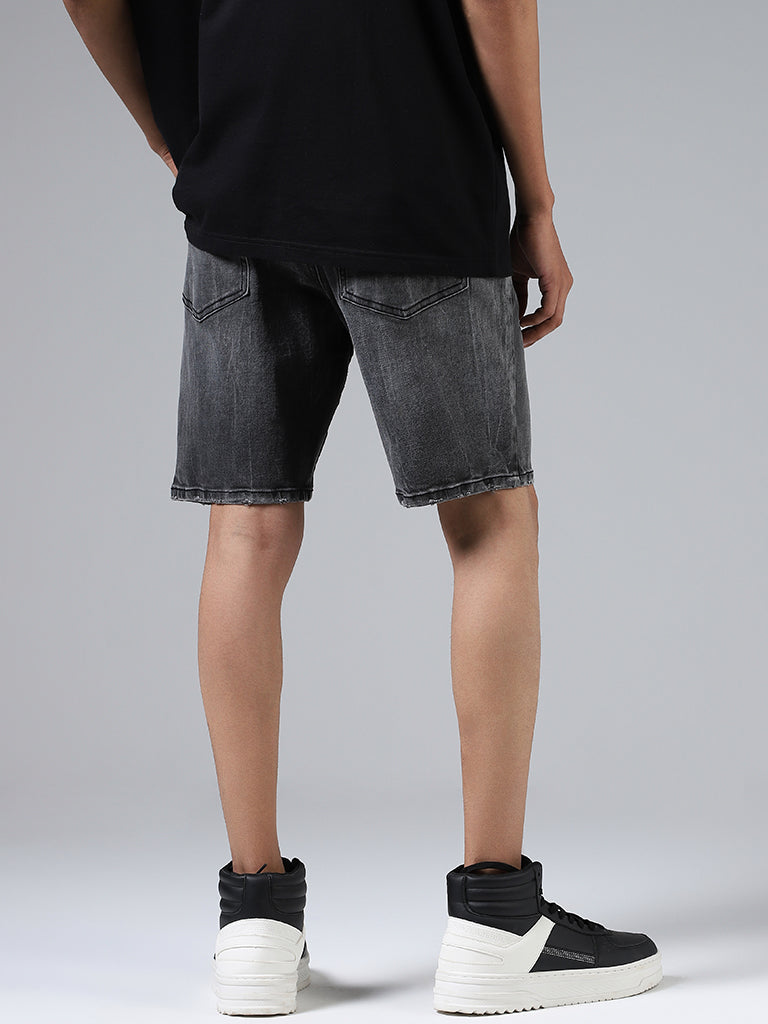 Buy online Blue Regular Fit Washed Denim Shorts from Shorts and Three -  Fourths for Men by Globus for ₹999 at 50% off | 2024 Limeroad.com
