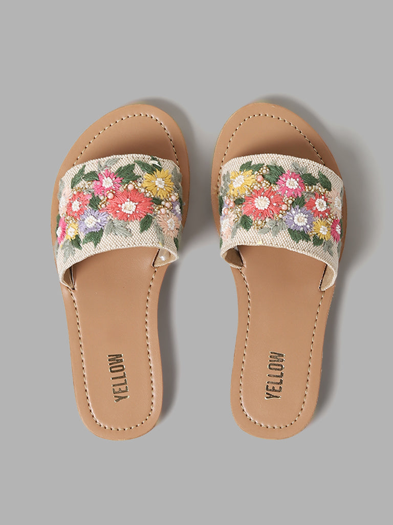 Floral slides discount