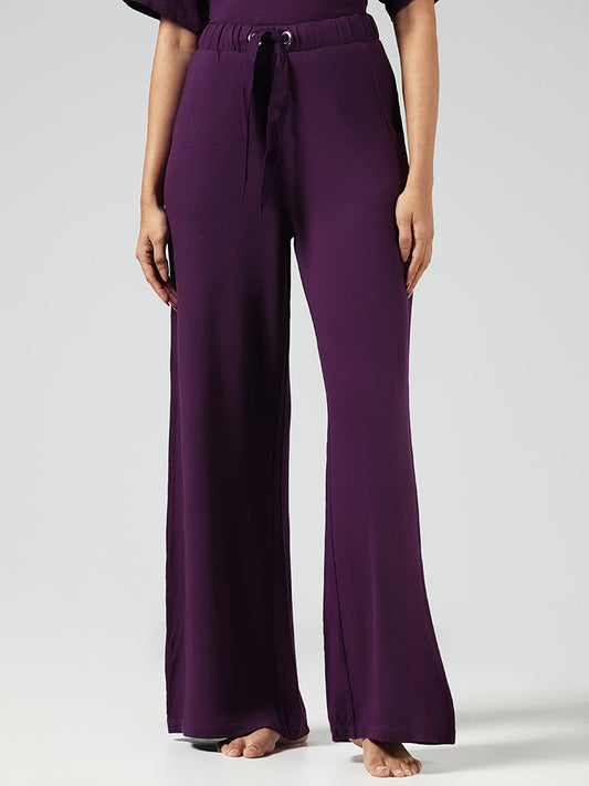 BT-H {Stay Sweet} Purple Lounge Pants CURVY BRAND!!! EXTENDED PLUS