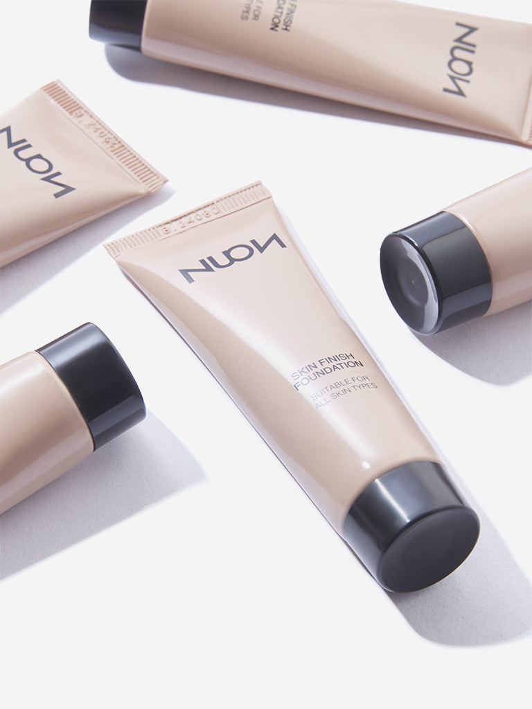 Nuon Skin Finish Frappe NU02 Liquid Foundation - 25 GM