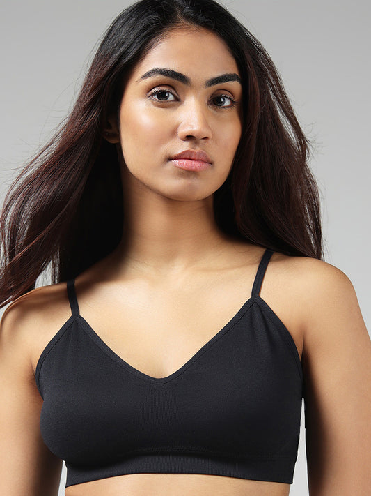 Buy Wunderlove Almond Invisible Crop Top from Westside