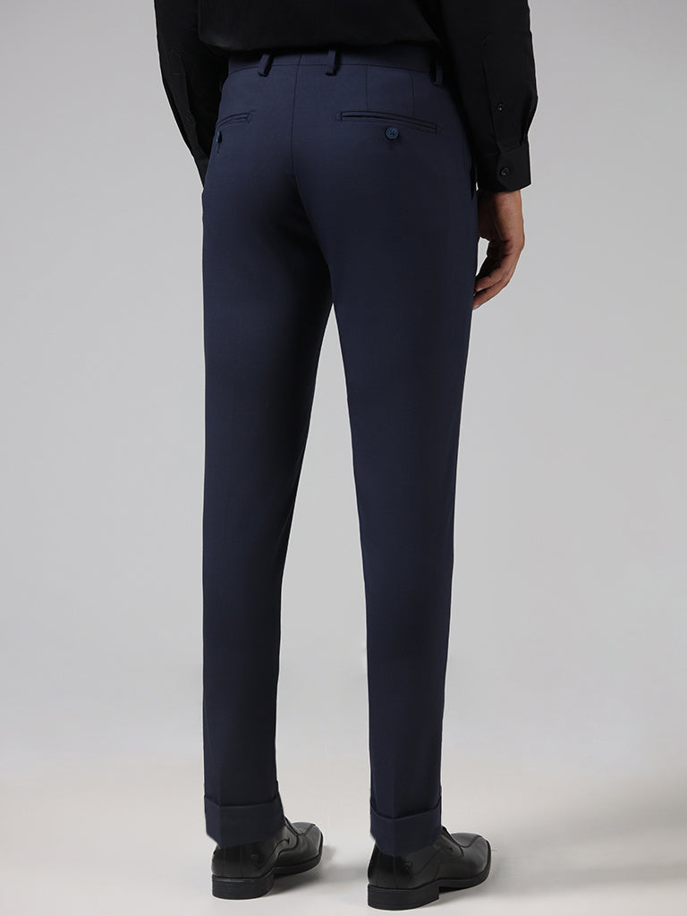 Buy WES Formals by Westside Charcoal Carrot-Fit Trousers Online at best  price at TataCLiQ