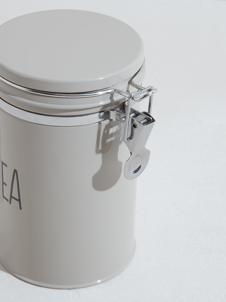 Westside Home Off White Tea Canister