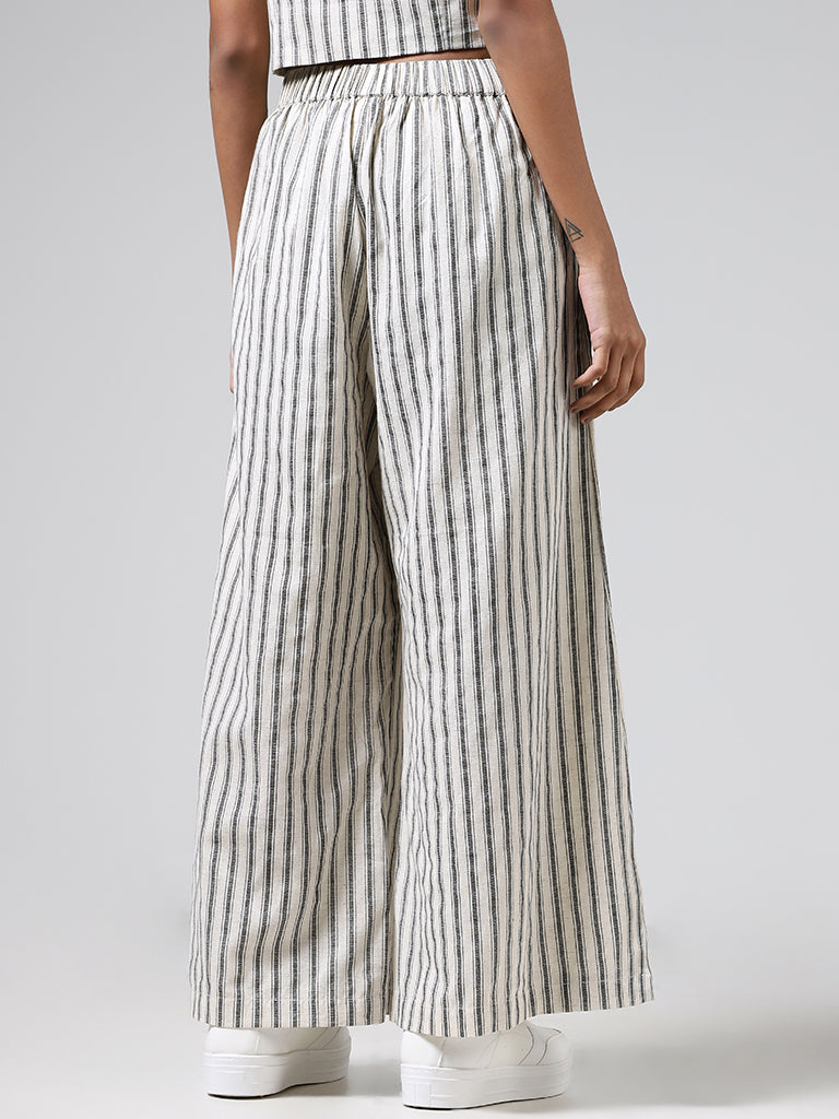 Striped Cotton Unisex Trousers – johargram_JH