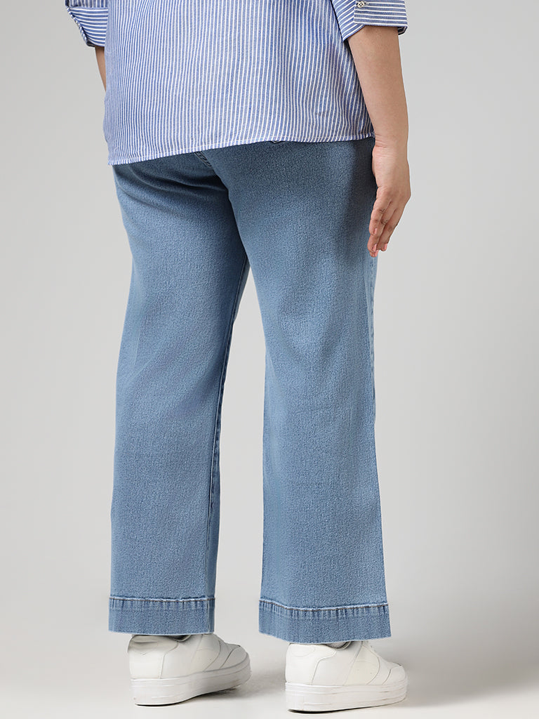 Big hole jeans - Light blue / 36 | Light color jeans, Elastic jeans, Colored  denim