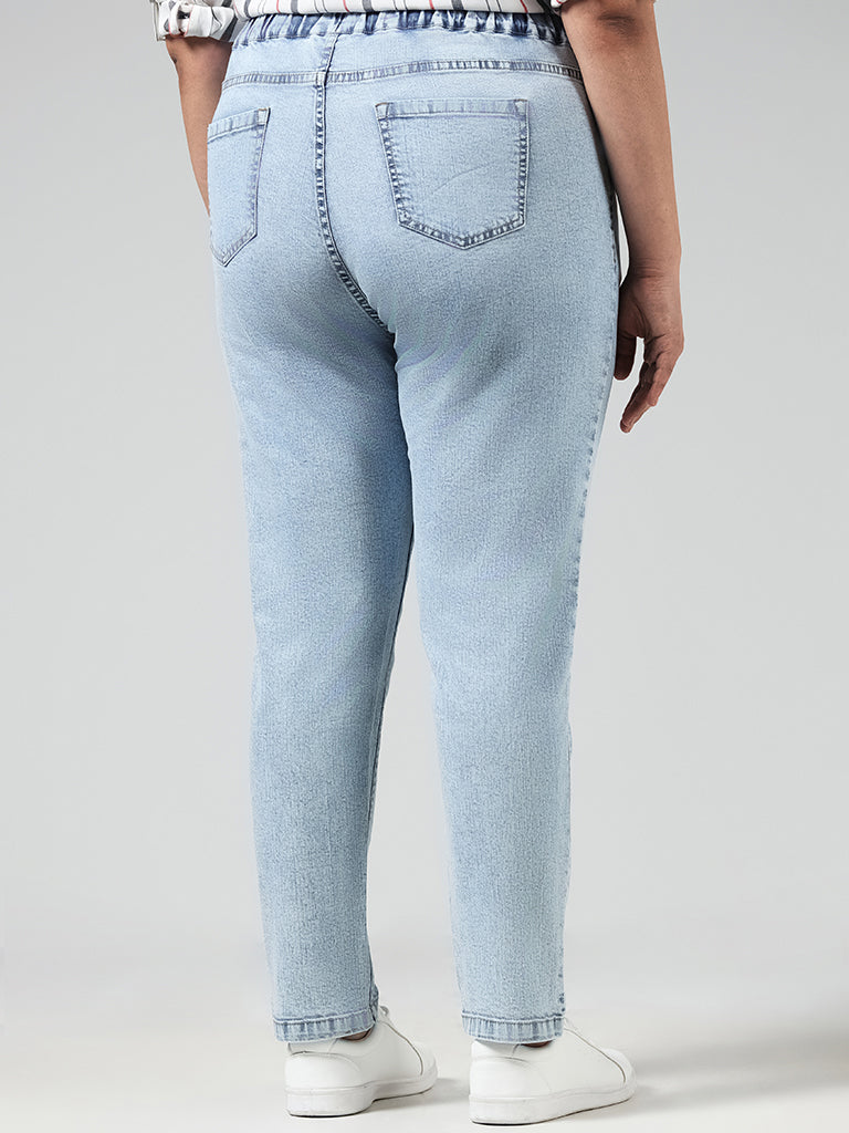 Buy BOOM Prime Womens Plus Size High Waisted Denim Jeggings Jeans Pants  Ladies Trousers Size 10-20 Online at desertcartINDIA