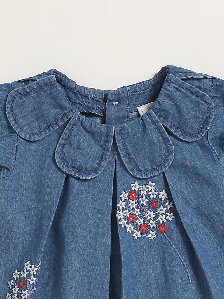 WornOnTV: Gabi's denim dress with white embroidery on Days of our Lives |  Camila Banus | Clothes and Wardrobe from TV