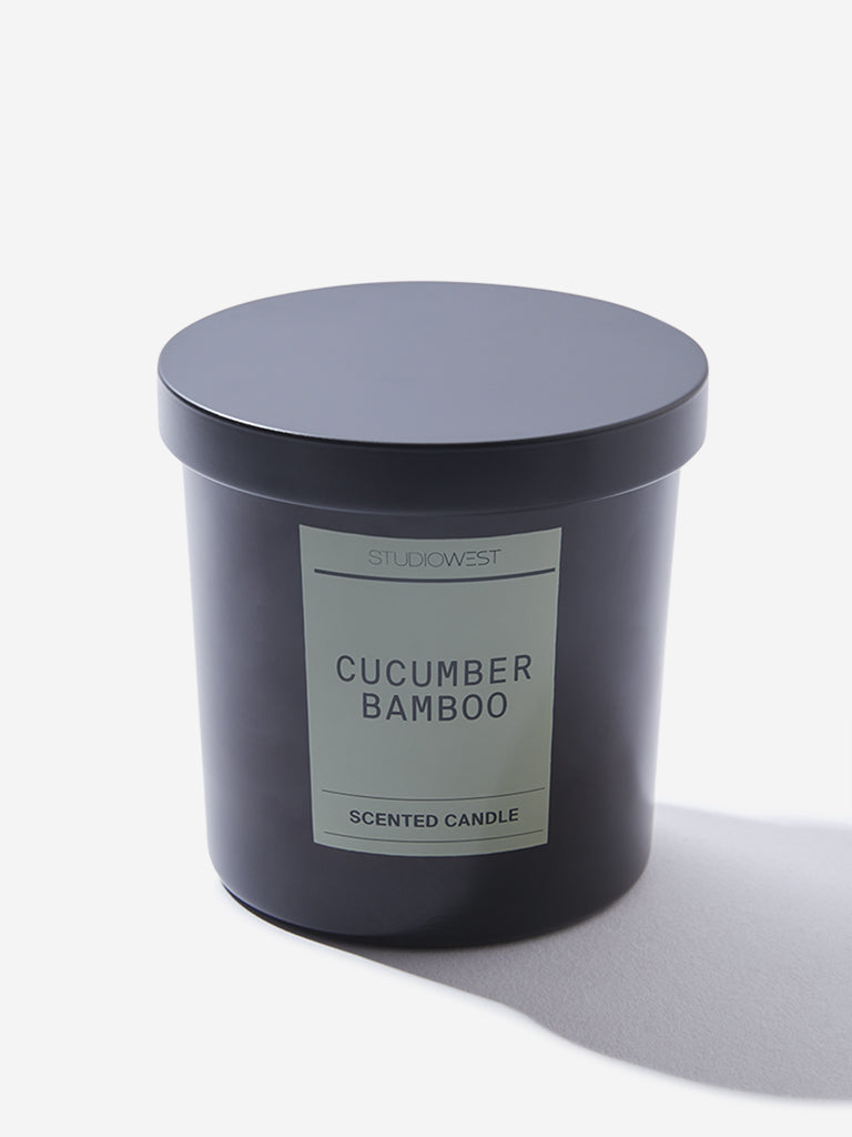 Studiowest White Cucumber Bamboo Candle