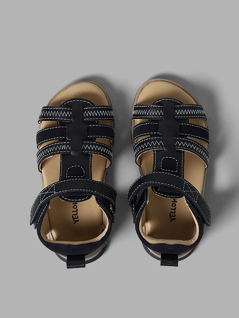 Dark discount yellow sandals