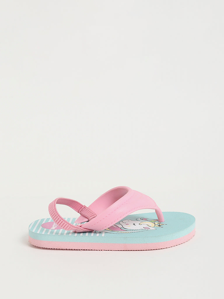 Girls mermaid 2025 flip flops