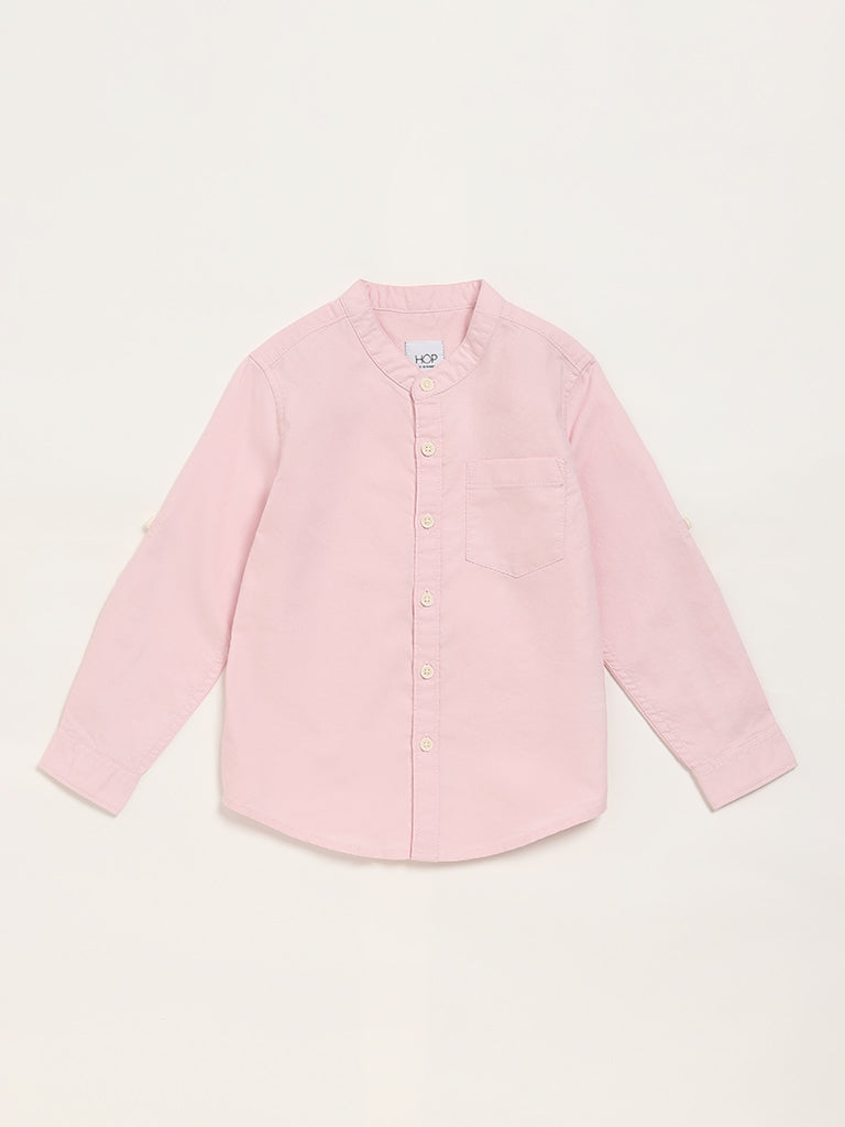 Buy HOP Kids Plain Blush Pink Shirt from Westside