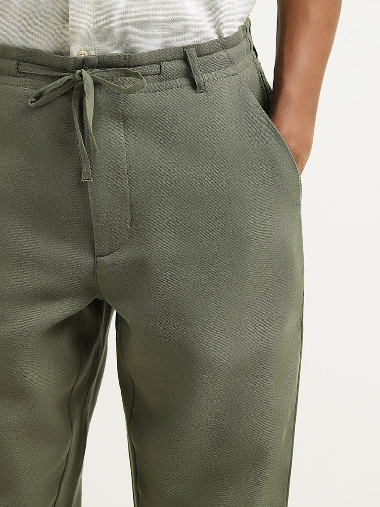 Mango Slim-fit jogger Trousers With Drawstring in Grey for Men | Lyst UK