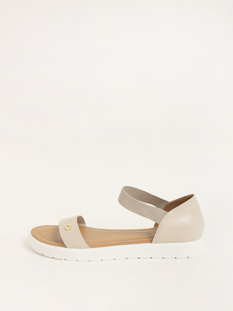 Cream strappy 2024 sandals