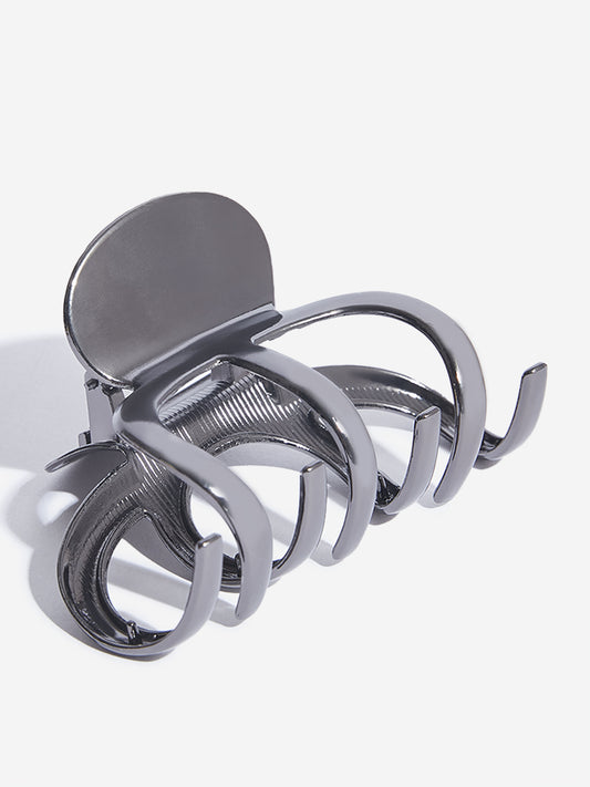 Westside Accessories Pewter Claw Shaped Hair Clip