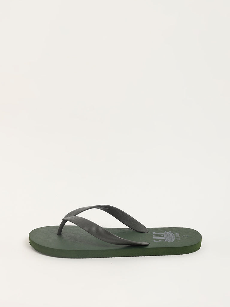 SOLEPLAY Rugged Green Flip Flop