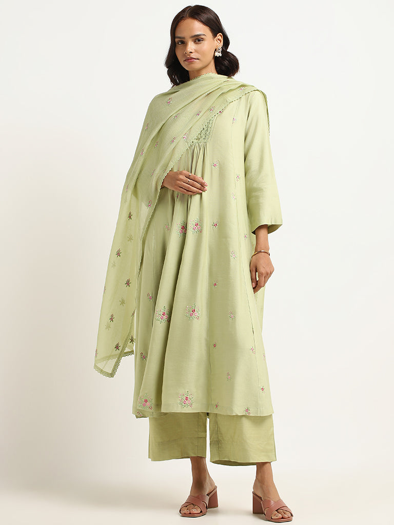 Zuba by westside pink on sale kurta