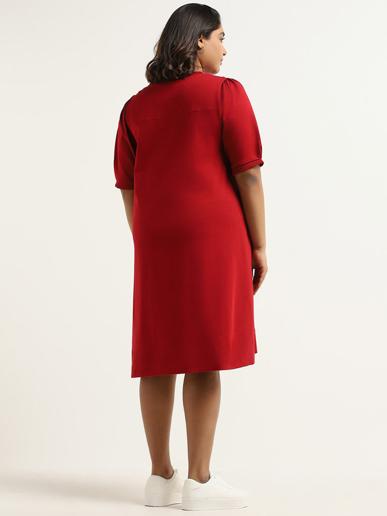 Plus size red shift hot sale dress