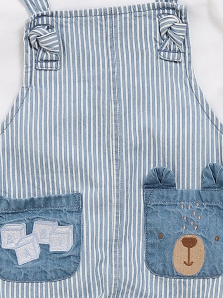 Manraj Collection Baby Boy Denim Dungaree Dress (Dark Blue, 12-18 Months) :  Amazon.in: Clothing & Accessories
