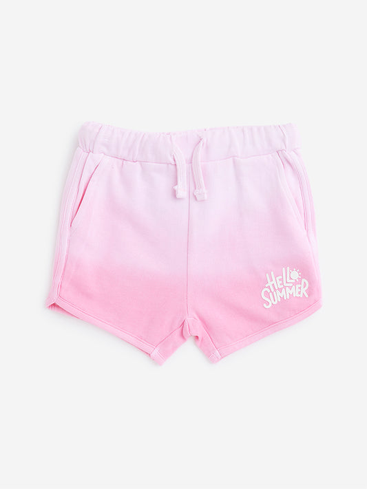 HOP Kids Pink Ombre-Finish Shorts