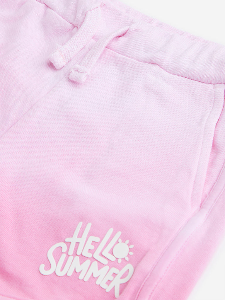 HOP Kids Pink Ombre-Finish Shorts