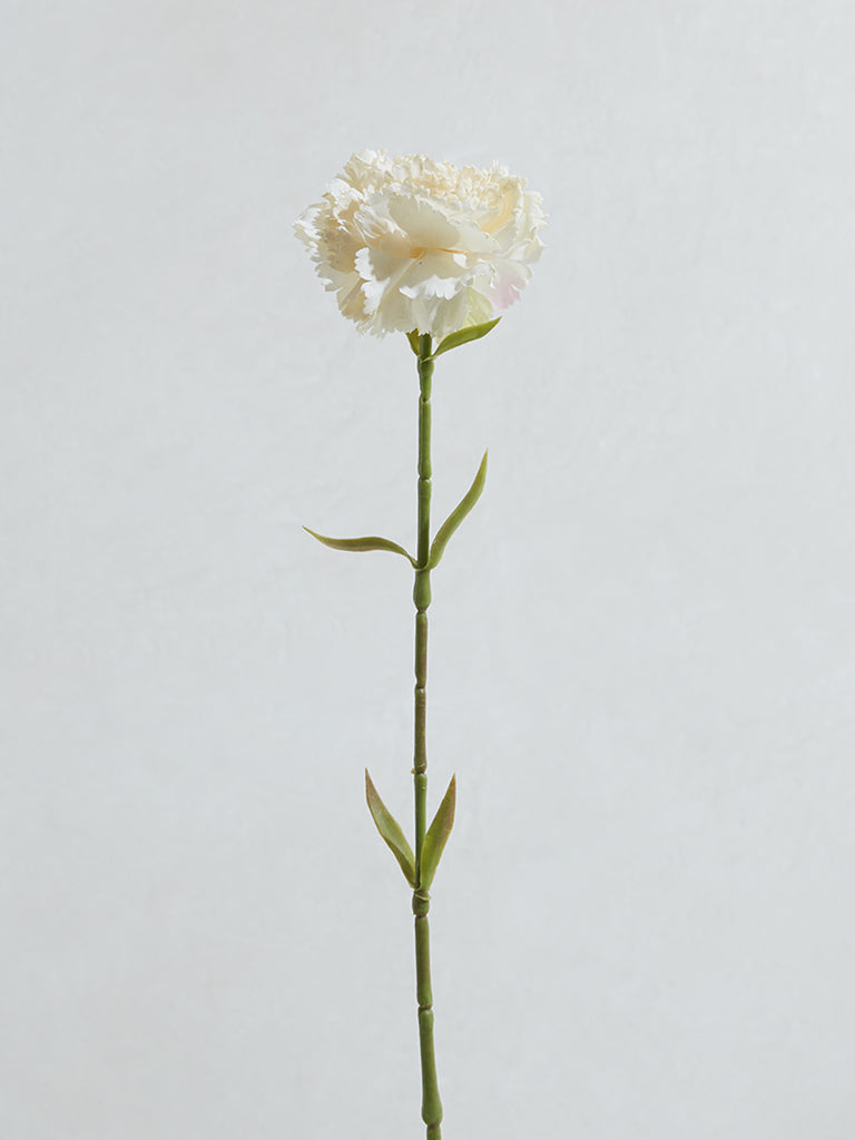 Westside Home Cream Carnation Artificial Flower