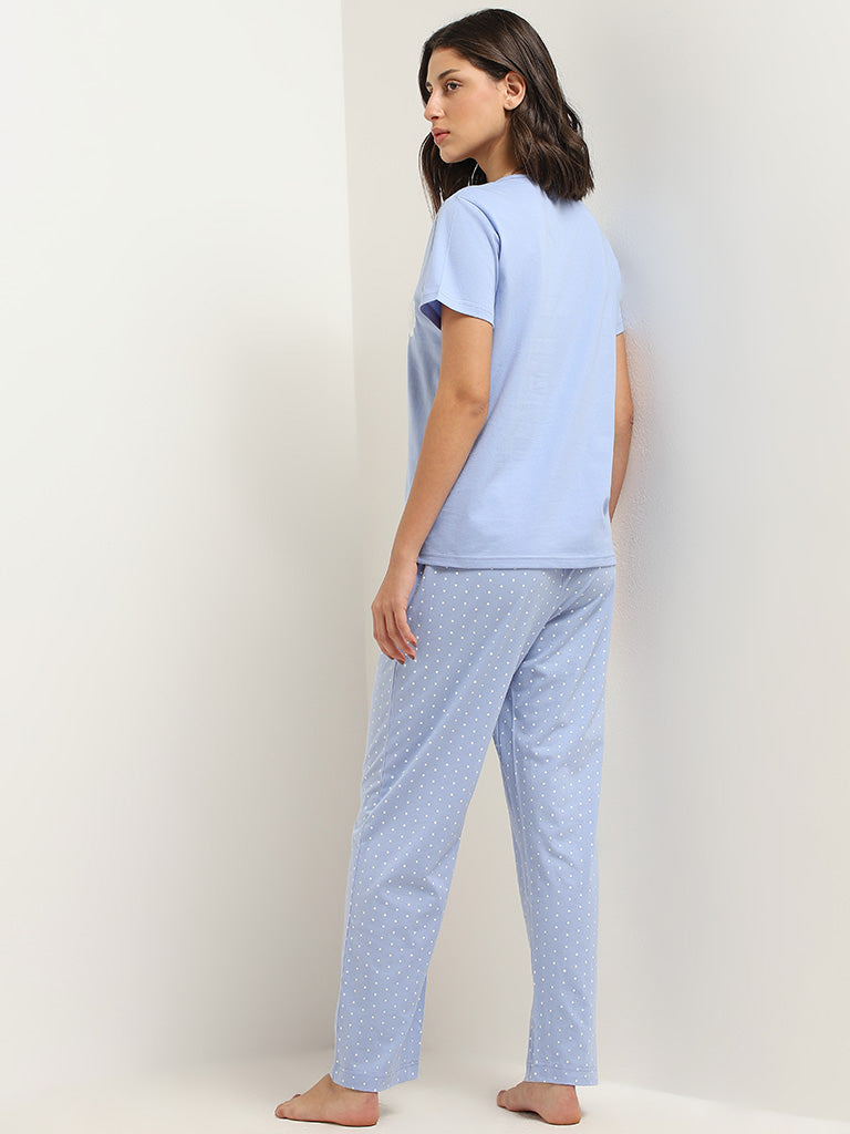 Blue discount pyjamas womens