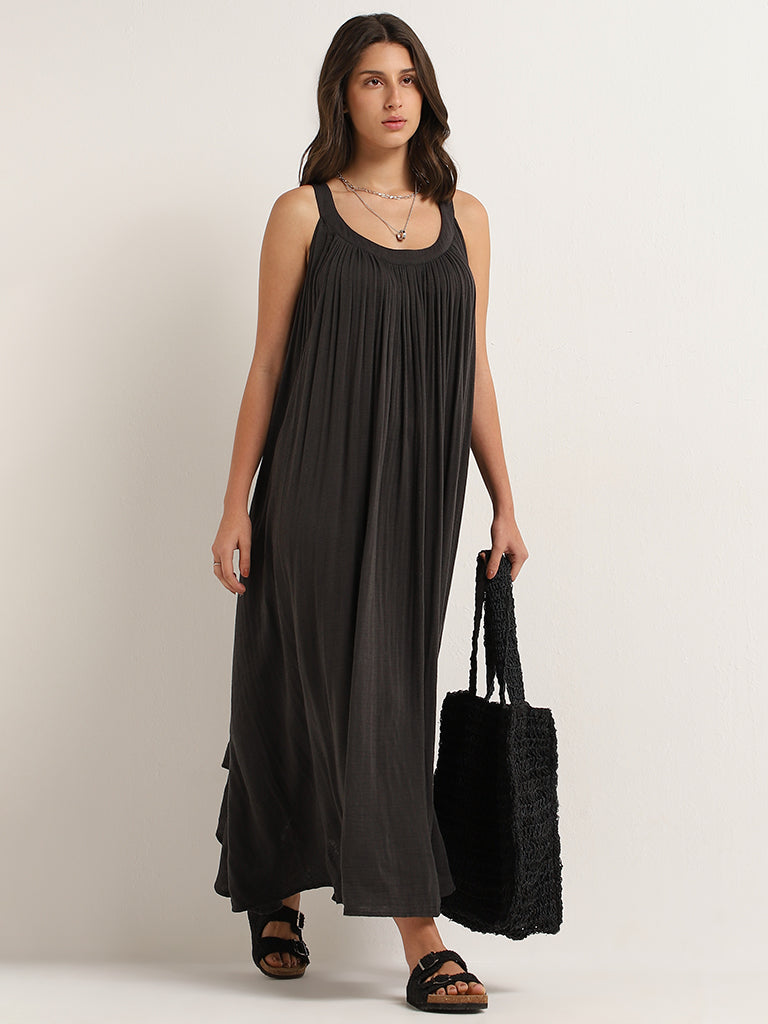 Buy Wunderlove Solid Black Dress from Westside