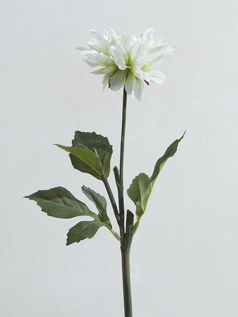 Westside Home White Dahlia Artificial Flowers- Small