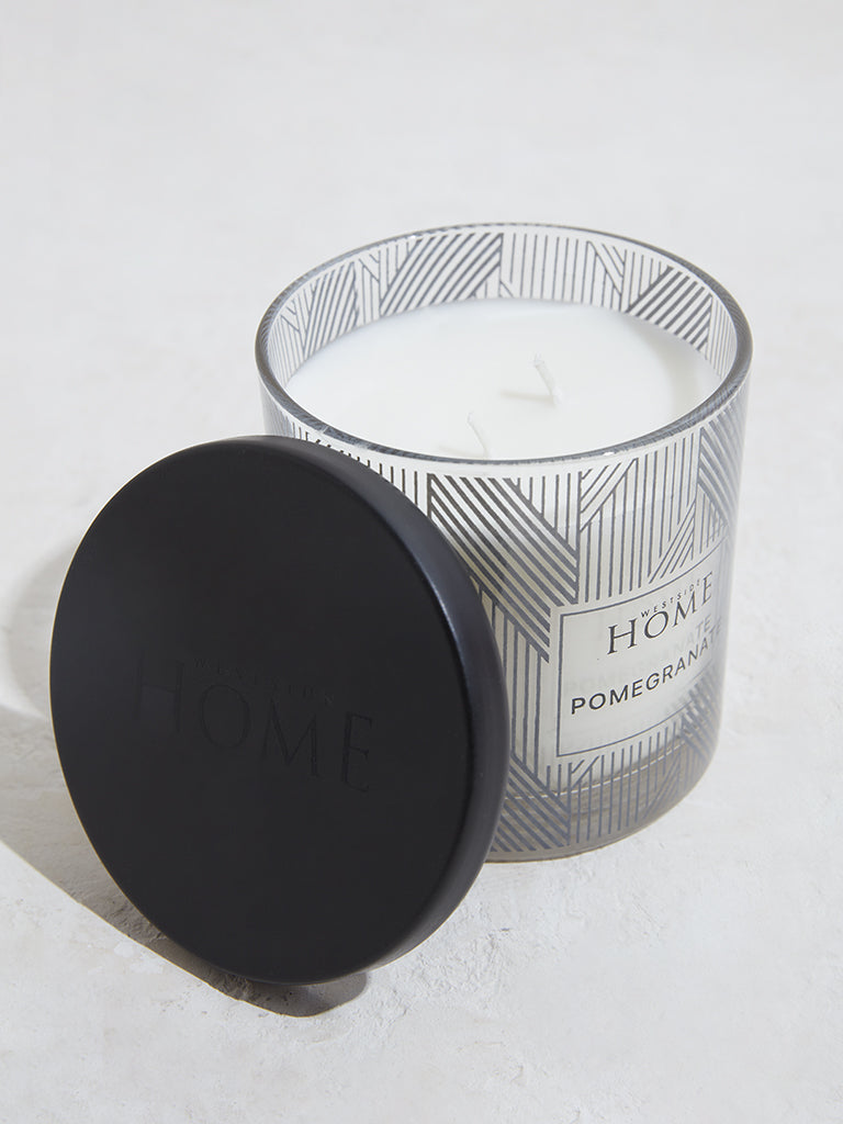 Westside Home Clear Pomegranate Pom Noir Scented Candle